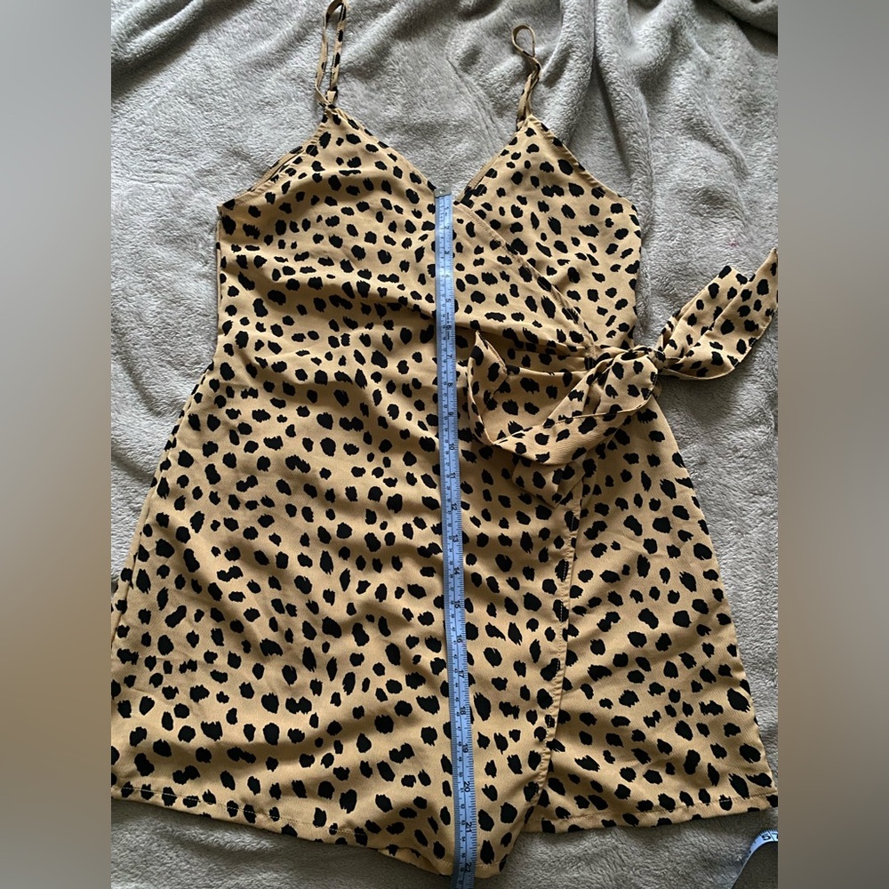 Forever 21 Black and Tan Animal Print romper - Picture 8 of 11